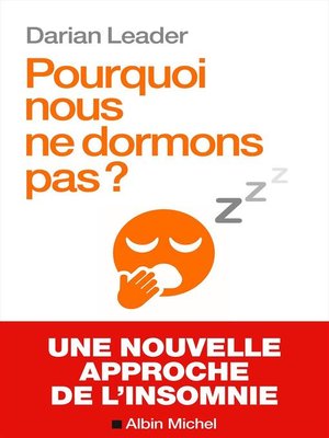 cover image of Pourquoi nous ne dormons pas ?
